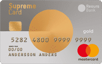 Supreme card gold