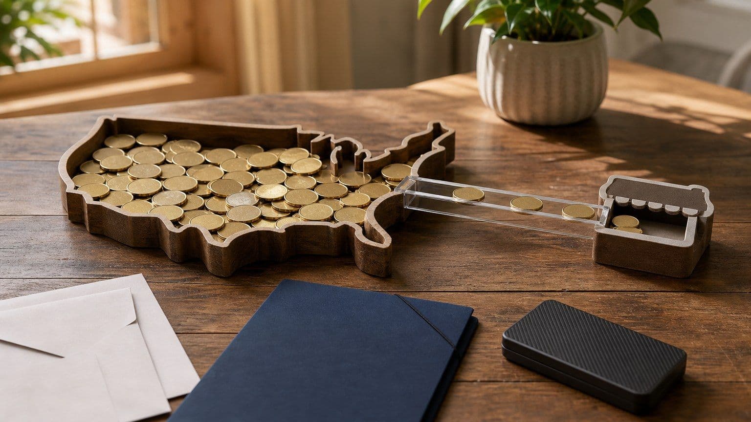 A physical United States survey display shows uneven crypto ownership and payment-use groups.