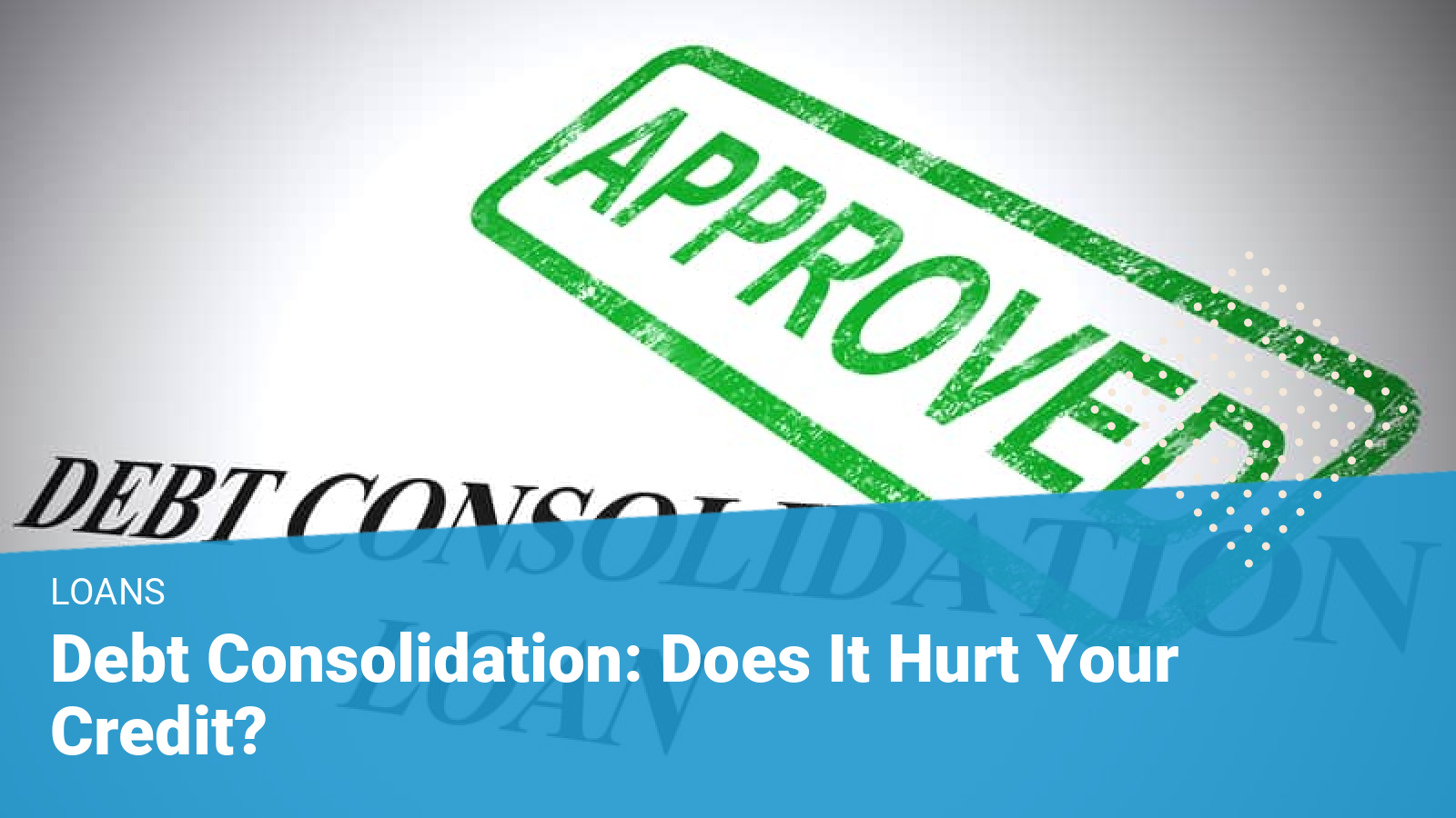 Debt Consolidation - is it right for me?