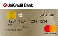UniCredit Mastercard Arany Hitelkártya