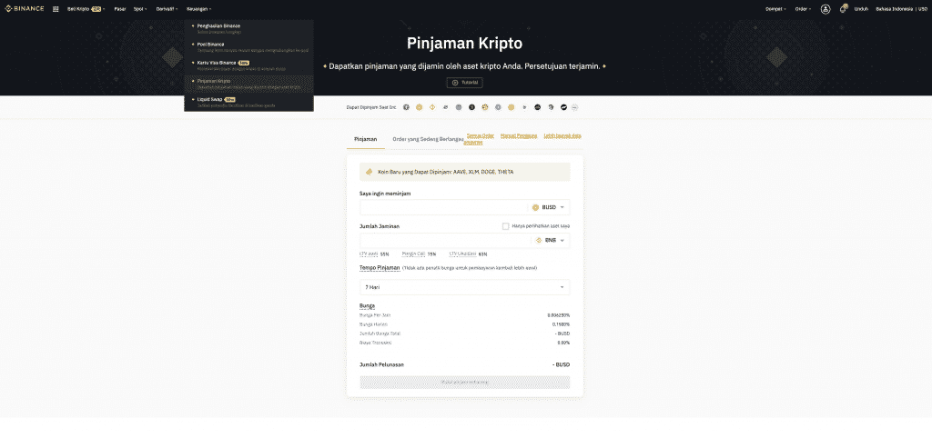 Pinjaman Kripto