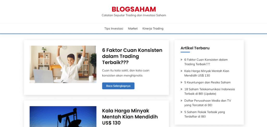 Blog Saham
