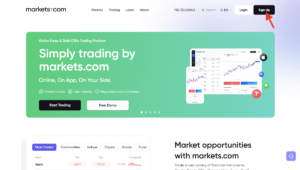 Laman depan markets.com