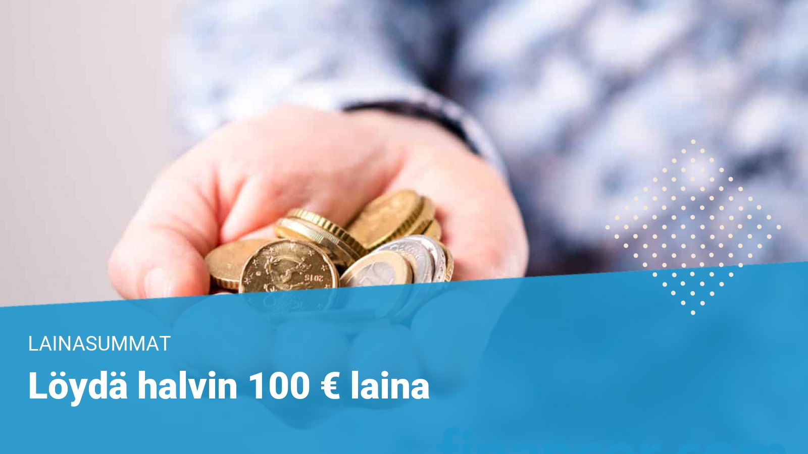 Lainaa 100 € – Edullinen 100€ pikavippi heti tilille | Financer.com