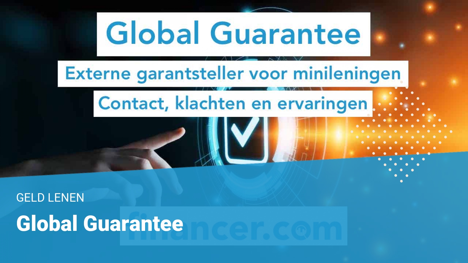 Global Guarantee Minilening Wat Moet U Weten Financer Com